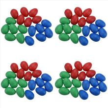 Lot de 18 shakers à œufs en plastique, jouets à percussion