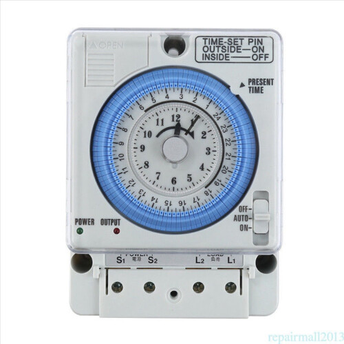 TB-388 Rektangel 15 minutter / 96 gange Switch Timer Uden Batteri 2
