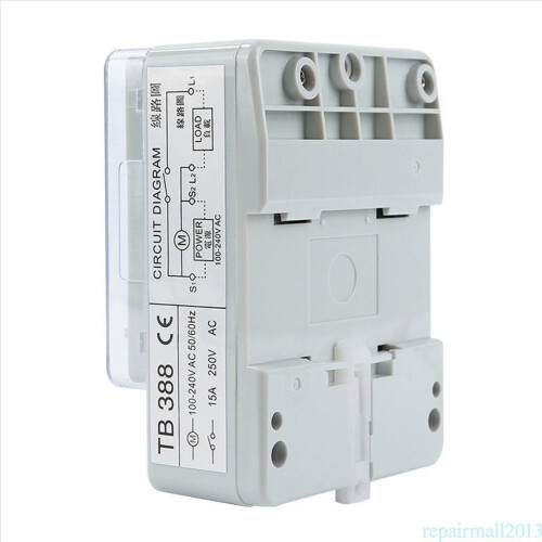 TB-388 Rektangel 15 minutter / 96 gange Switch Timer Uden Batteri 1