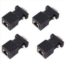 VGA hosszabbító férfi LAN CAT5 CAT6 RJ45 hálózati kábel adapter