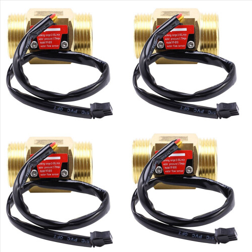 B10 Dn25 1 tommer vand Hall-effekt turbine flowsensor (messing)