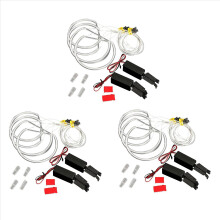 4x CCFL Angel Eye LED-rengasvalo valkoinen ilman projektoria