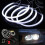 4x CCFL Angel Eye LED ringlicht wit zonder projector 2