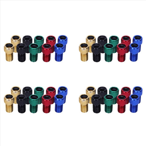 10 buc adaptor valvă Presta la Schrader multicolor cameră anvelopă bicicletă