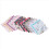 Fabric Patchwork Craft Batiks Mixed Squares Bundle,10 x 10cm, 50-Pack 3