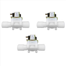 12V 1/2-tommers elektrisk magnetventil, magnetisk luft, normalt lukket