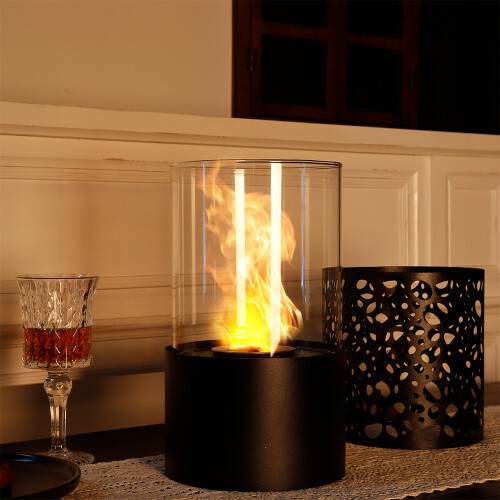 Tabletop Fire Pit Bio Ethanol Fireplace Indoor 2