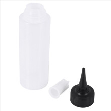 150ml Salon Hair white+black Applicator Bottle Scale Hairdressing
