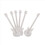 6-Pack Cute Spoons Stainless Steel Teaspoons Stirring Spoon 7