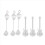 Coffee Spoons,6 Pack Cute Teaspoons Stainless Steel 4