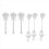 Coffee Spoons,6 Pack Cute Teaspoons Stainless Steel 3