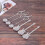 Coffee Spoons,6 Pack Cute Teaspoons Stainless Steel 7