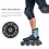 8 Pack Inline Skate Wheels with Bearings Wheels 70mm 5