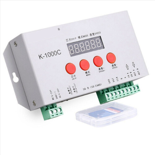 K-1000C WS2812B WS2811 APA102 T1000S 2048 Pixel Program Controller 1