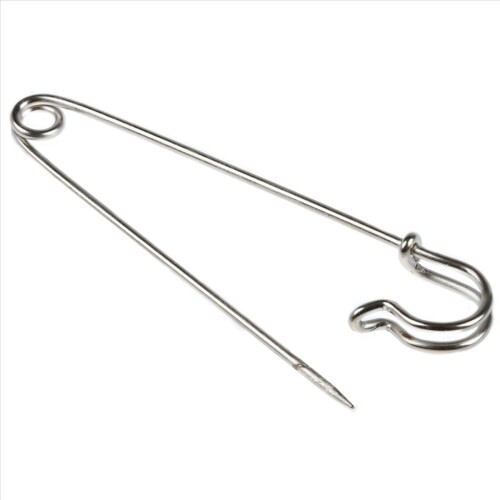 10 peças de alfinetes de segurança de metal grandes de 4 polegadas - o suficiente para segurar pesos pesados 2