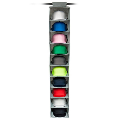 Hat Rack 10 Shelf Hanging Closet Hat Organizer for Hat Storage -1 Pcs 1