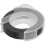 6 Rolls Embossing Label Tape 3D Plastic White on Black 9mm x 3 meter 7