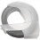 6 Rolls Embossing Label Tape 3D Plastic White on Black 9mm x 3 meter 6