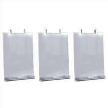 A4 Multi-Page Flip Display Card Label Display Stand Detachable Label