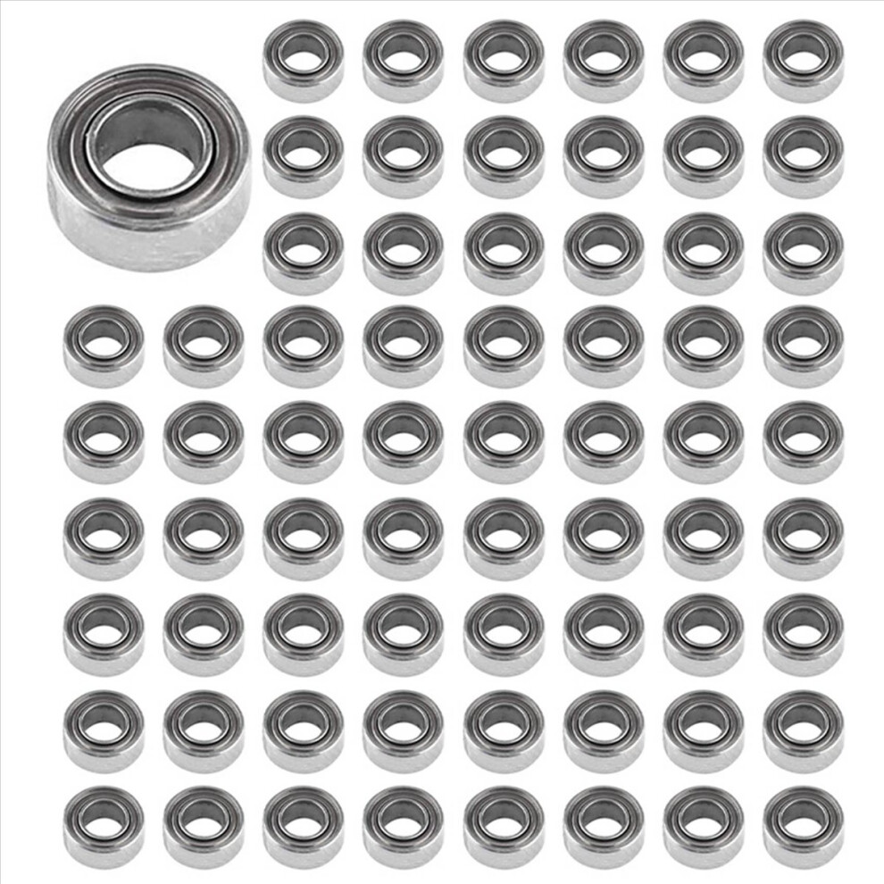 50Pcs Mr63zz 3X6x2 Mm Deep Groove Ball Bearing Miniature Bearing 4714273575474