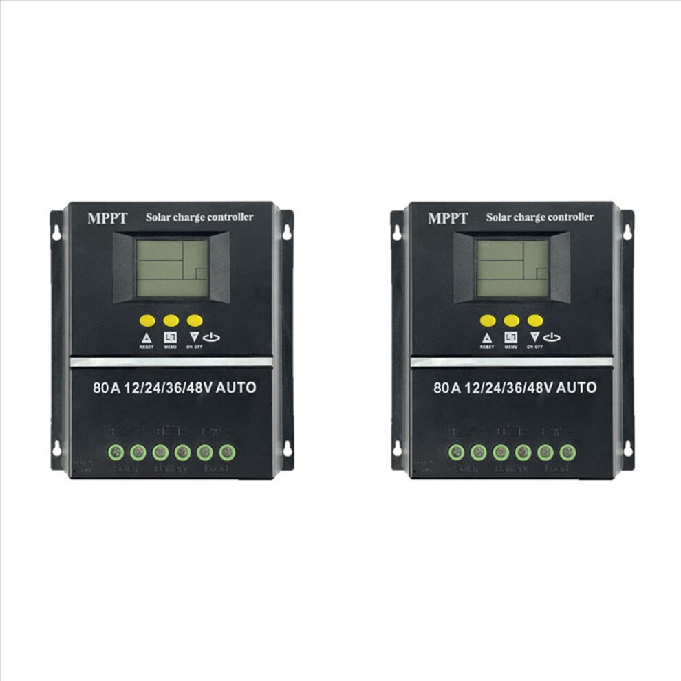 80A Mppt/Pwm Solar Charge Controller 12V/24V/36V With Lcd & Dual Usb 4714273567769