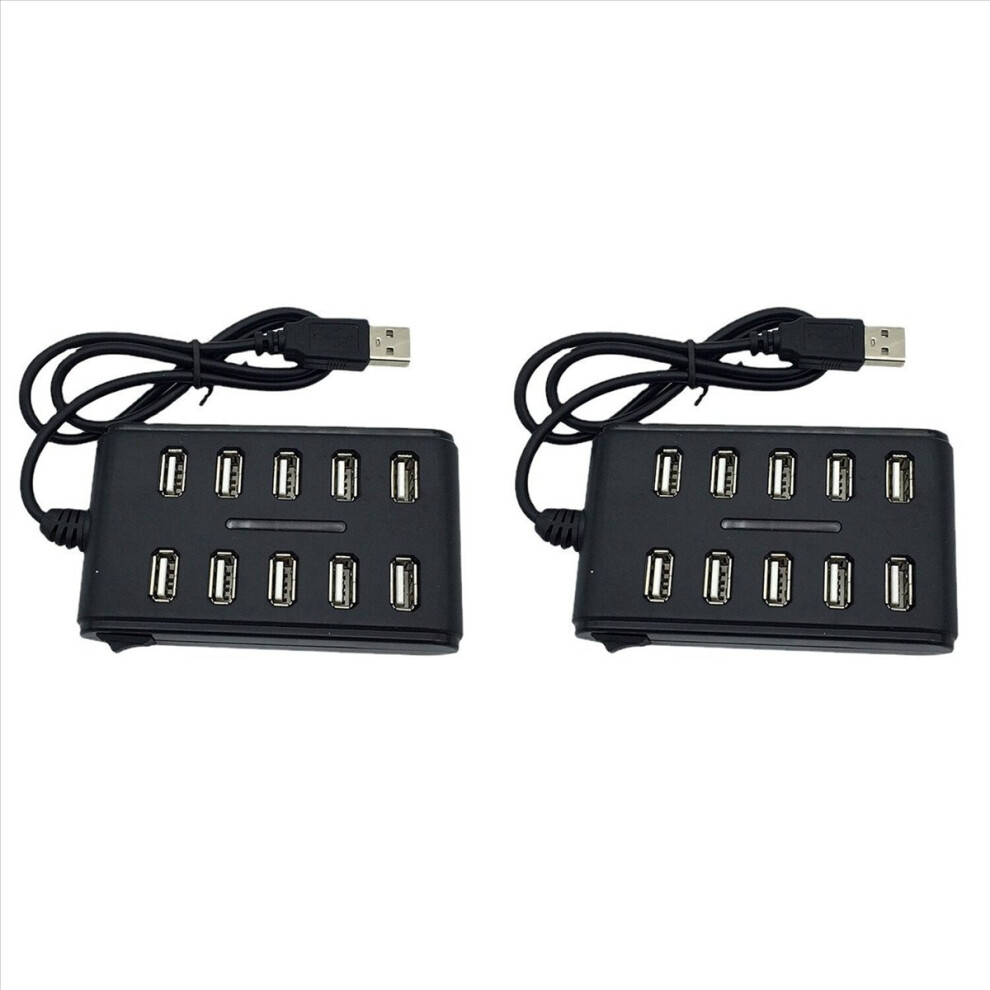 10 Port High Speed Extension Cable Usb 2.0 Hub Adapter For Laptop 4714273567042