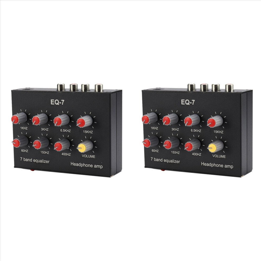 Eq-7 Car Audio Headset Amplifier 7-Band Eq Equalizer Sound Equalizer 4714273580416