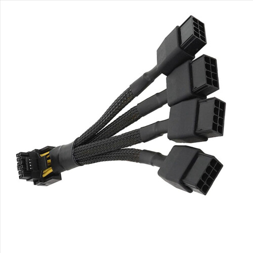 For GPU RTX4090 4X8-pins PCI-E til 16-pins grafikkort strømkabel 2