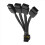 For GPU RTX4090 4X8-pins PCI-E til 16-pins grafikkort strømkabel 4