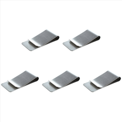 Money Clip, Stainless Steel Silver