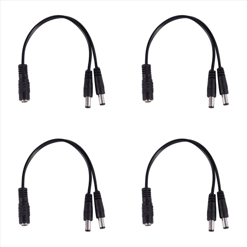 5.5X2.1mm 1 To 2 M/F Dc Power Splitter Cable For Security Cctv Camera 4714273577966