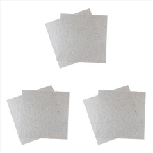 2 stk. 5,1 x 5,1 tommer reparationsdele til mikrobølgeovn, glimmerplader og ark