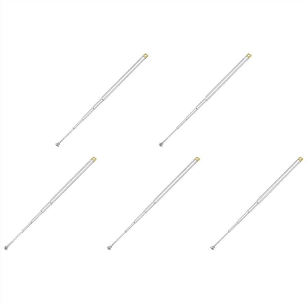 307Mm 5 Sections Telescopic Antenna Remote Aerial For Fm Radio Tv 4714273577683