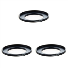 Kameralinsefilter Step Up Ring 37mm til 52mm Adapter Sort