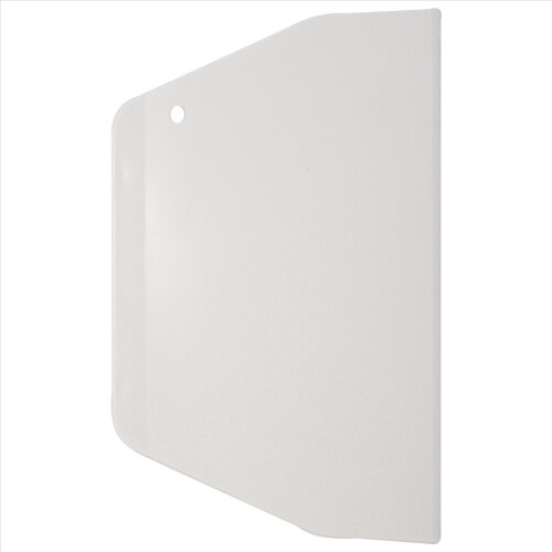 19x12,5 cm platte witte plastic taartdecoratie-deegschraper 2