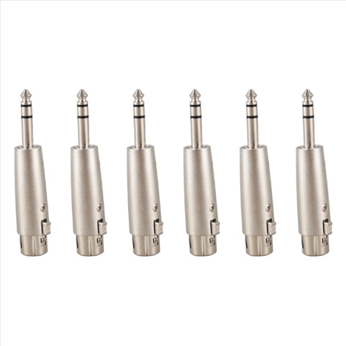 XLR - 6,3 mm-es jack dugó mikrofon patch kábel adapter