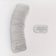 100Pcs Faux Leather Tags for Clothes Labels DIY Garment Accessories