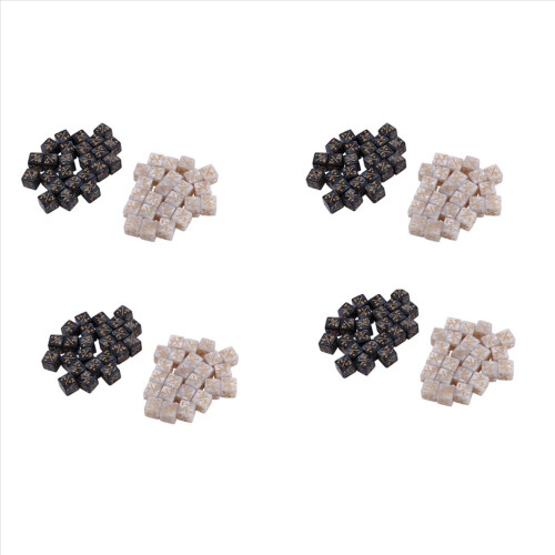 48 pezzi da 16 mm, dadi, gettoni, dadi D6 per giochi di carte