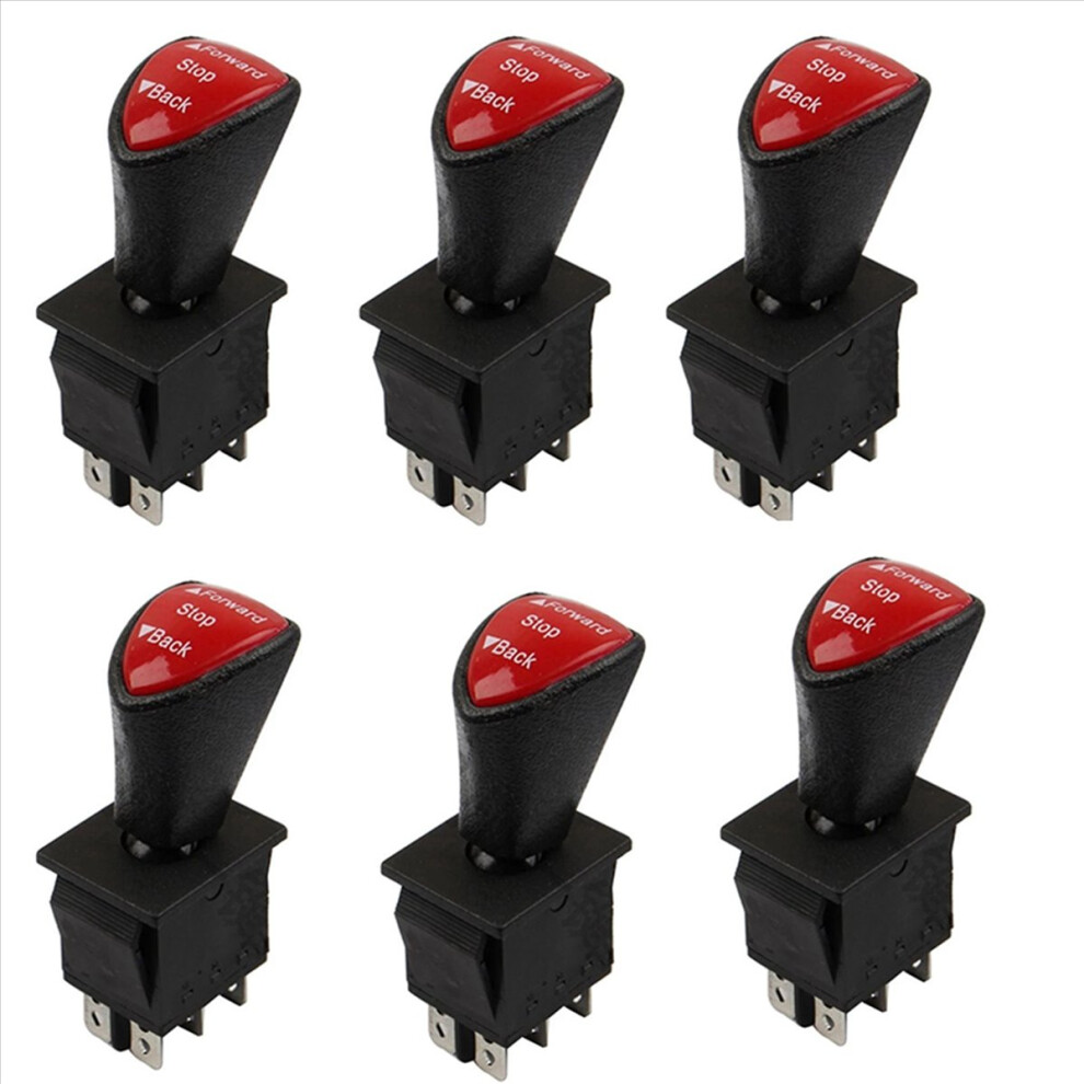 Forward-Stop-Back Dpdt 6Pin Latching Slide Rocker Switch Kcd4-604-6P 4714273586234