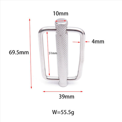 50 mm 316 rustfrit stål glidespænde Triglide Webbing glideholder 1