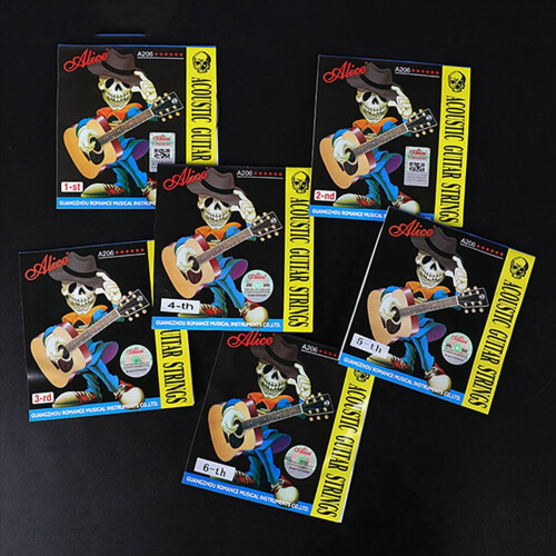 A206SL Guitar Strings String Set Stainless Steel Coated 1St-6Th 2