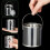 Farbeimer, transparenter Eimer mit Metalldeckel und Griff, 8er-Pack 5
