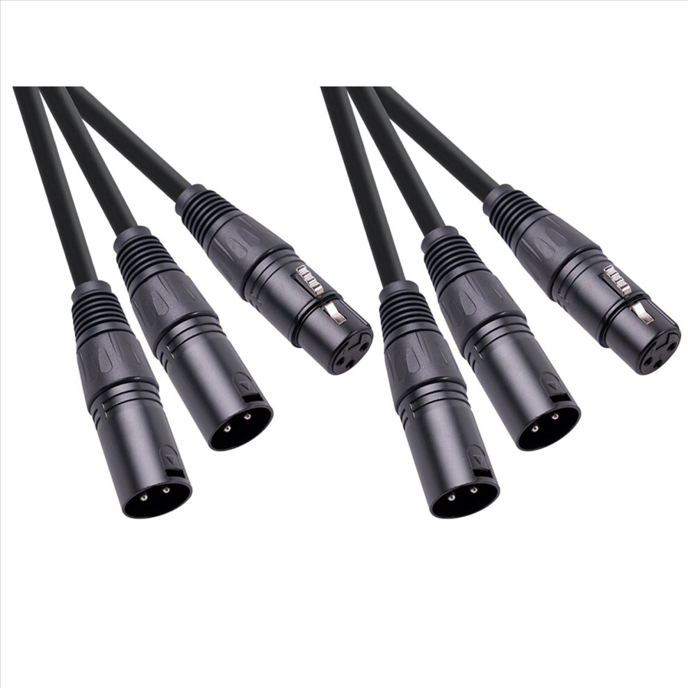 Xlr Splitter Cable, 3 Pin Xlr Female To Dual Xlr Male Patch Y Cable 4714273583141