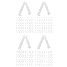 Lot de 100 pinces à cordon ombilical jetables pour porcs
