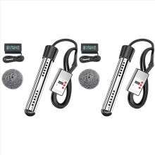 2500W nedsenkingsvarmer, automatisk timer for bassengvarmer, EU-plugg
