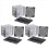 Bandeja para disco rígido SATA HDD de 5,25 polegadas a 5 x 3,5 polegadas 1