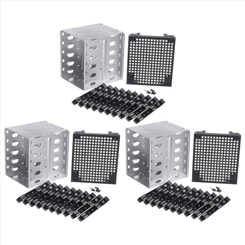 Bandeja para disco rígido SATA HDD de 5,25 polegadas a 5 x 3,5 polegadas