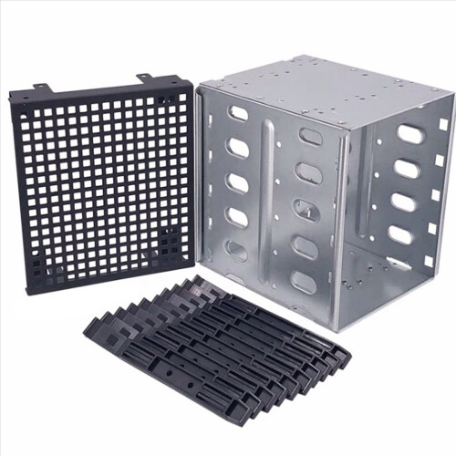 Bandeja para disco rígido SATA HDD de 5,25 polegadas a 5 x 3,5 polegadas 1