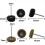 Buffing Polishing Wheel Set 80/150/240/300 Grit(40Pcs) 4