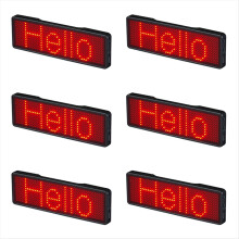 Bluetooth LED jmenovka dobíjecí světelný displej LED, typ 2